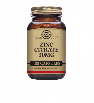 ZINC CITRATO 30 mg 100...